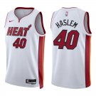 Heat #40 Udonis Haslem White Swingman Jersey