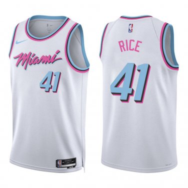 Heat #41 Glen Rice White City Swingman Jersey
