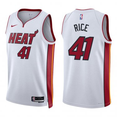 Heat #41 Glen Rice White Swingman Jersey