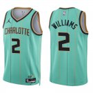 Hornets #2 Grant Williams Teal City Swingman Jersey