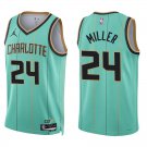 Hornets #24 Brandon Miller Teal City Swingman Jersey