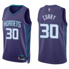 Hornets #30 Dell Curry Purple Swingman Jersey