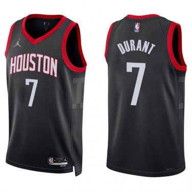 Houston Rockets #7 Kevin Durant Black Statement Jersey