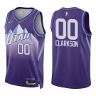 Jazz #00 Jordan Clarkson Purple City Swingman Jersey