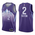 Jazz #2 Collin Sexton Purple City Swingman Jersey