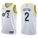 Jazz #2 Collin Sexton White Swingman Jersey