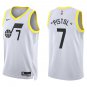 Jazz #7 Pete Maravich White Swingman Jersey