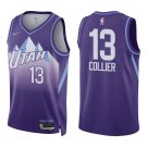Jazz #13 Isaiah Collier Purple City Swingman Jersey