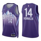Jazz #14 Jeff Hornacek Purple City Swingman Jersey