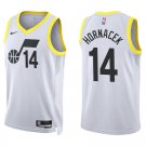 Jazz #14 Jeff Hornacek White Swingman Jersey