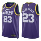 Jazz #23 Lauri Markkanen Purple Classic Swingman Jersey