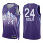 Jazz #24 Walker Kessler Purple City Swingman Jersey