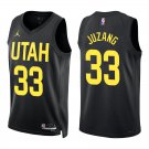 Jazz #33 Johnny Juzang Black Swingman Jersey