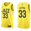 Jazz #33 Johnny Juzang Gold Swingman Jersey