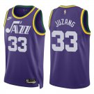 Jazz #33 Johnny Juzang Purple Classic Swingman Jersey