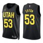 Jazz #53 Mark Eaton Black Swingman Jersey