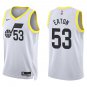 Jazz #53 Mark Eaton White Swingman Jersey