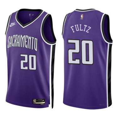 Kings #20 Markelle Fultz Purple Throwback Swingman Jersey