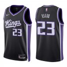 Kings #23 Keon Ellis Black Swingman Jersey