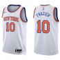 Knicks #10 Walt Frazier White Swingman Jersey