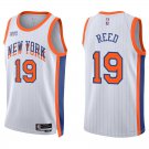 Knicks #19 Willis Reed White City Swingman Jersey