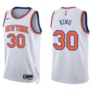 Knicks #30 Bernard King White Swingman Jersey