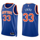 Knicks #33 Patrick Ewing Royal Blue Swingman Jersey