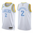 Lakers #2 Jarred Vanderbilt White Classic Swingman Jersey
