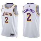 Lakers #2 Jarred Vanderbilt White Swingman Jersey