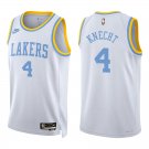 Lakers #4 Dalton Knecht White Classic Swingman Jersey