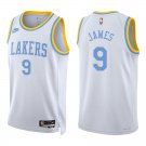 Lakers #9 Bronny James White Classic Swingman Jersey