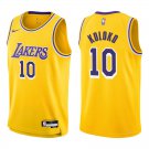 Lakers #10 Christian Koloko Gold Swingman Jersey