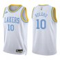 Lakers #10 Christian Koloko White Classic Swingman Jersey