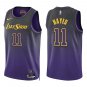 Lakers #11 Jaxson Hayes Black Purple City Swingman Jersey