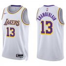 Lakers #13 Wilt Chamberlain White Swingman Jersey