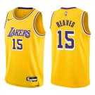 Lakers #15 Austin Reaves Gold Swingman Jersey
