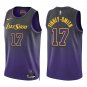 Lakers #17 Dorian Finney-Smith Black Purple City Swingman Jersey
