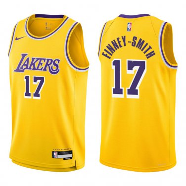 Lakers #17 Dorian Finney-Smith Gold Swingman Jersey