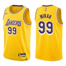 Lakers #99 George Mikan Gold Swingman Jersey