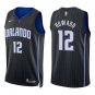 Magic #12 Dwight Howard Black Swingman Jersey