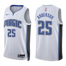 Magic #25 Nick Anderson White Swingman Jersey