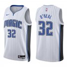 Magic #32 Shaquille O'Neal White Swingman Jersey