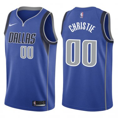 Mavericks #00 Max Christie Royal Blue Swingman Jersey