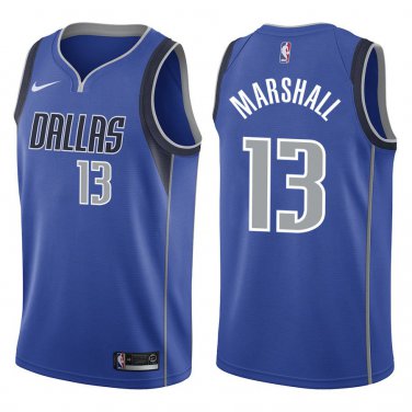 Mavericks #13 Naji Marshall Royal Blue Swingman Jersey