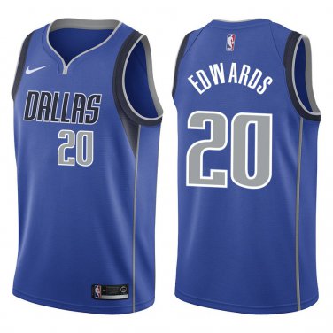 Mavericks #20 Kessler Edwards Royal Blue Swingman Jersey
