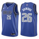 Mavericks #26 Spencer Dinwiddie Royal Blue Swingman Jersey