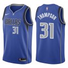 Mavericks #31 Klay Thompson Royal Blue Swingman Jersey