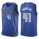 Mavericks #41 Dirk Nowitzki Royal Blue Swingman Jersey