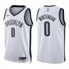 Nets #0 Dariq Whitehead White Swingman Jersey