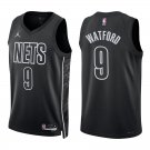 Nets #9 Trendon Watford Black Statement Swingman Jersey
